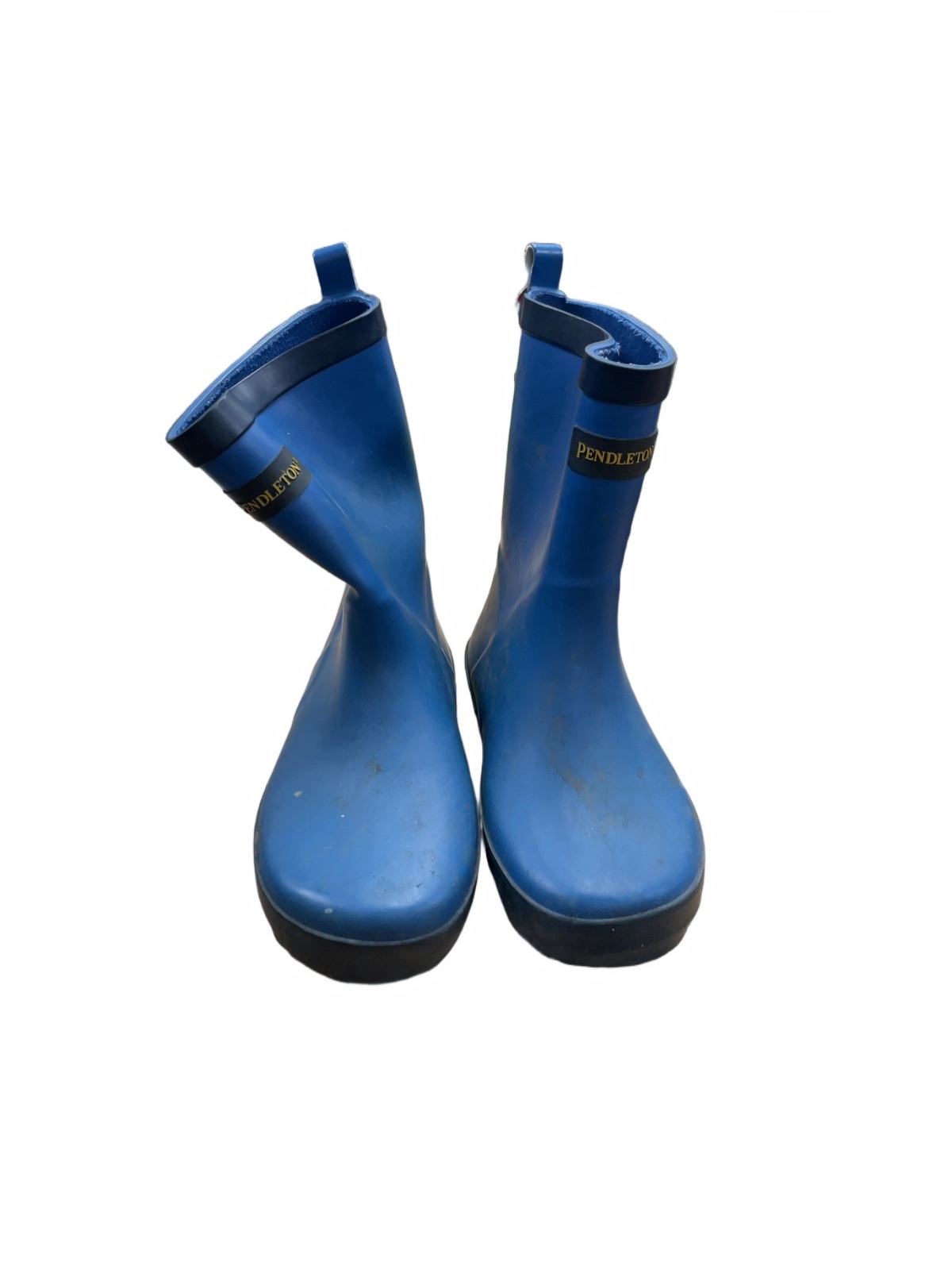 Pendleton Rain Boots Size 1 Blue - image 1