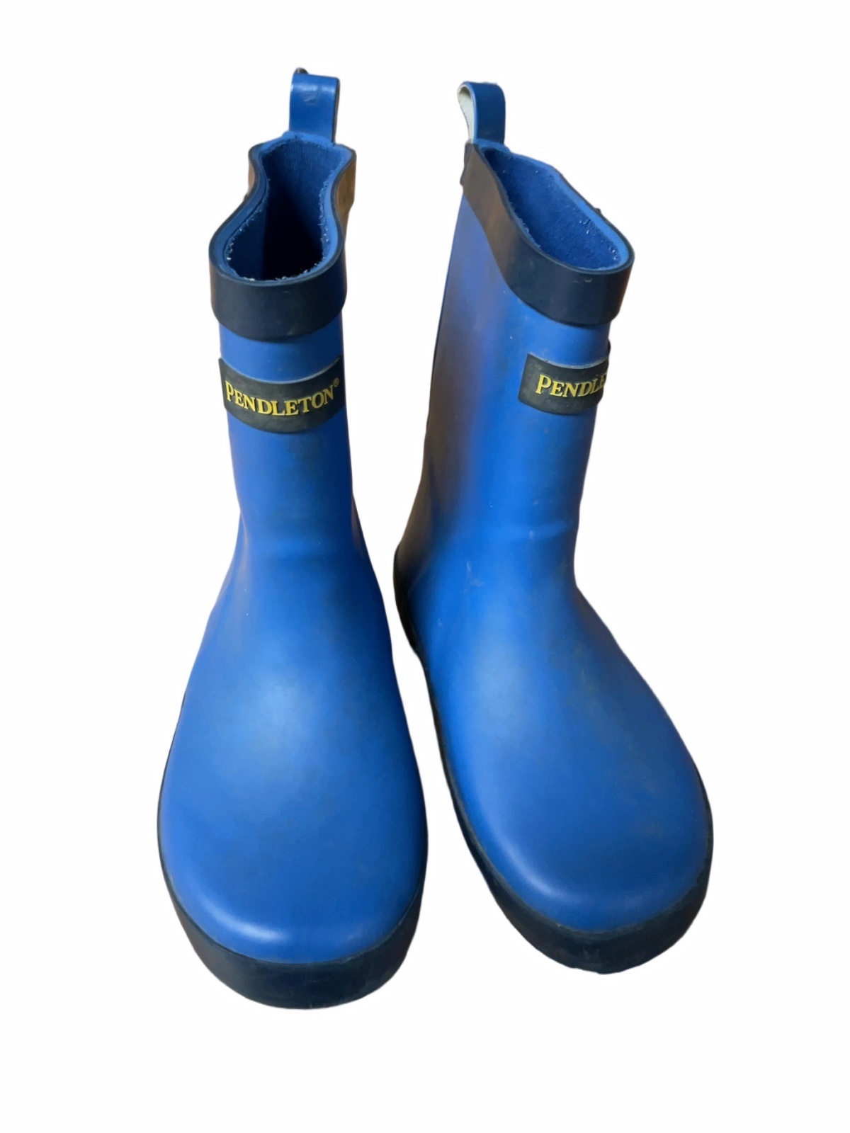Pendleton Rain Boots Size 11C Blue - image 1