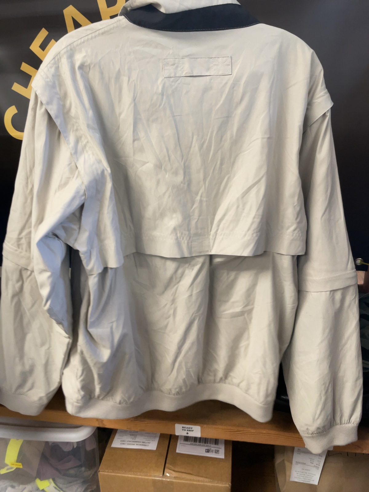 PGA Tour Originals Size M Golf Jacket Beige