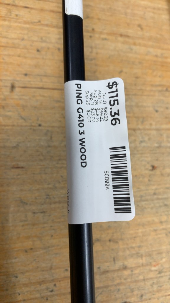 Ping G410 LST 3 Wood - 14.5 Degree