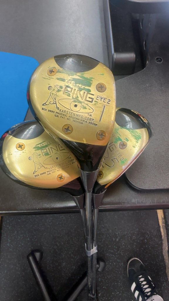 PING Wood Golf Club Set EYE2 1, 3, 5 Woods Used
Absolute classic woods