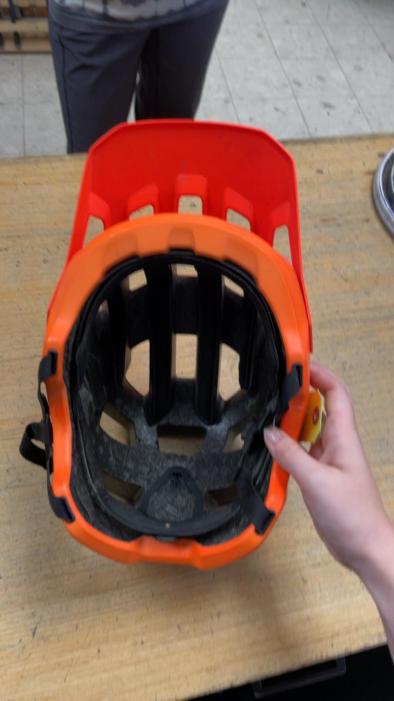 POC AVIP Mountain Bike Helmet - Orange - 55-58 CM
