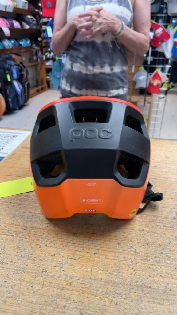 POC AVIP Mountain Bike Helmet - Orange - 55-58 CM
