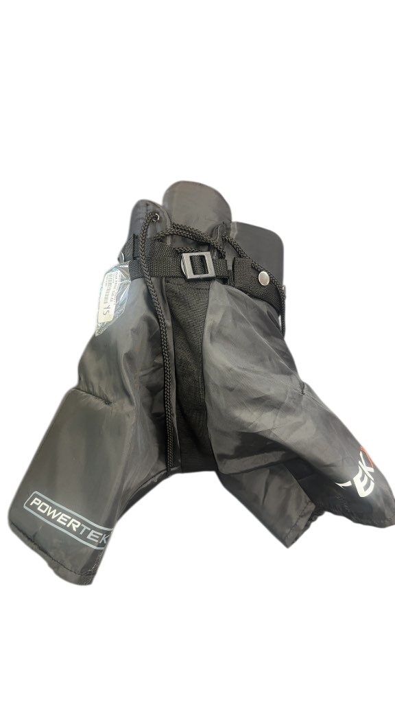 Powertek Hockey Pants Youth Small Black Very Good Condition - image 1