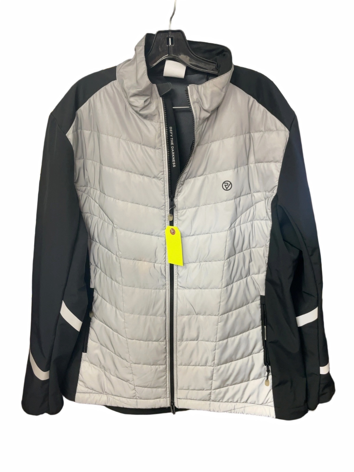 Proviz Reflective Insulated Cycling Jacket US12 Silver - image 1