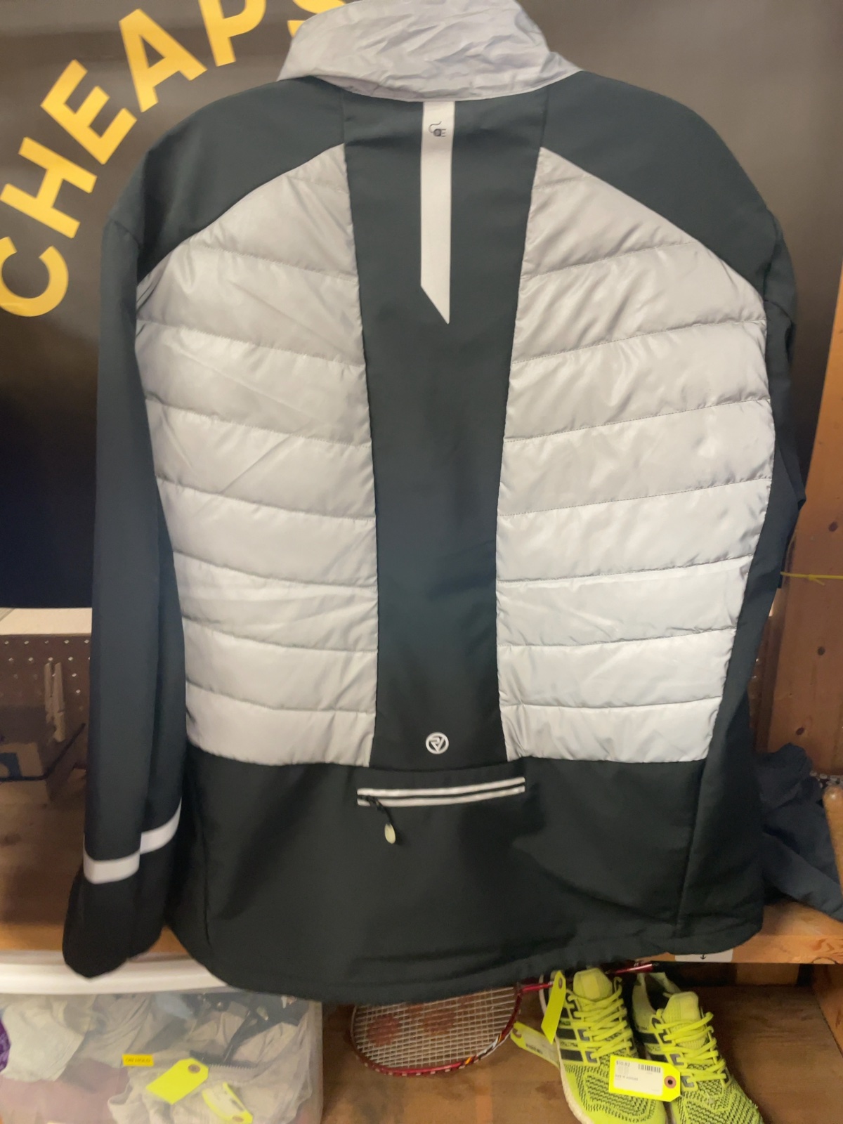 Proviz Reflective Insulated Cycling Jacket US12 Silver