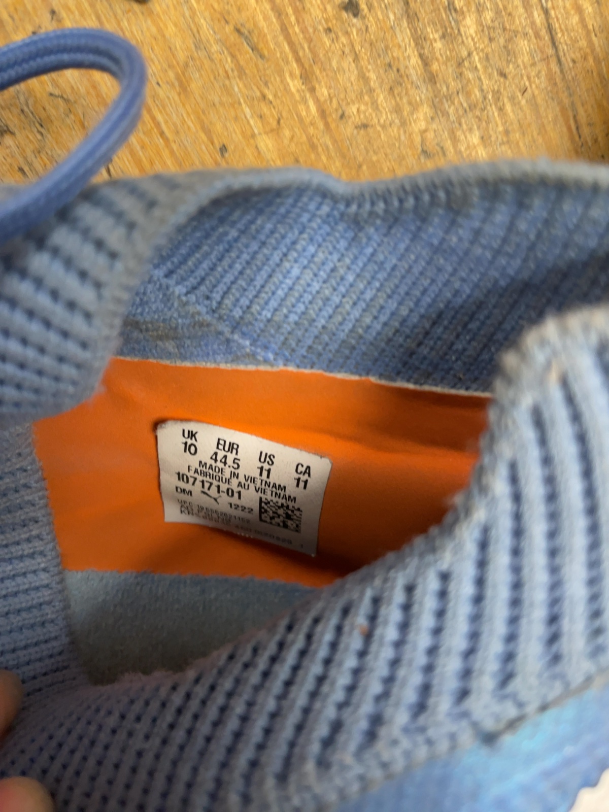 Puma Future Size 11 US Blue/Orange Soccer Cleats