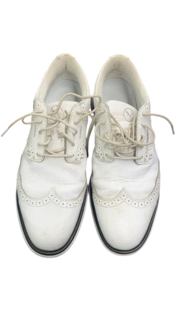 Puma Golf Shoes Wingtip Brogue White Used Size 11.5 - image 1