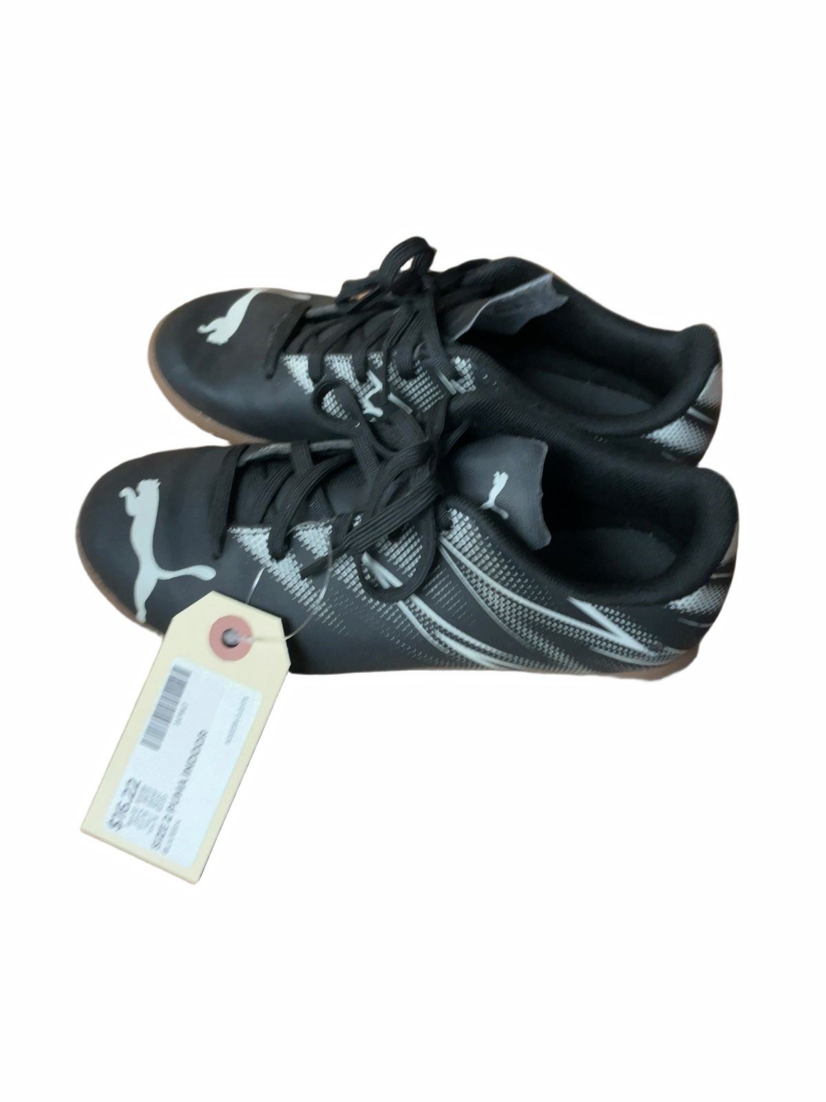 Puma Indoor Soccer Cleats Size 2 Black/Brown