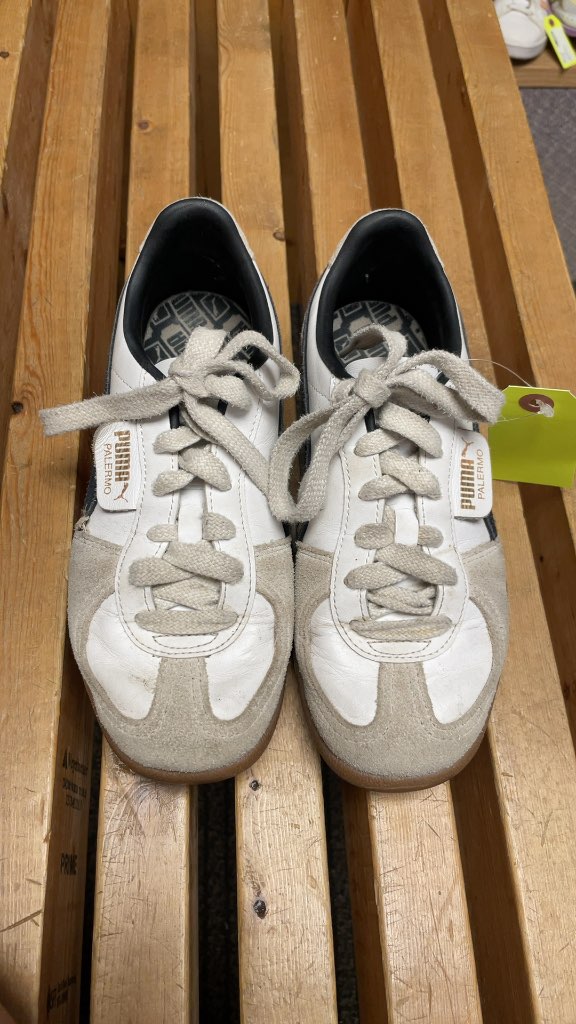 Puma Palermo Sneakers White/Black Size 7