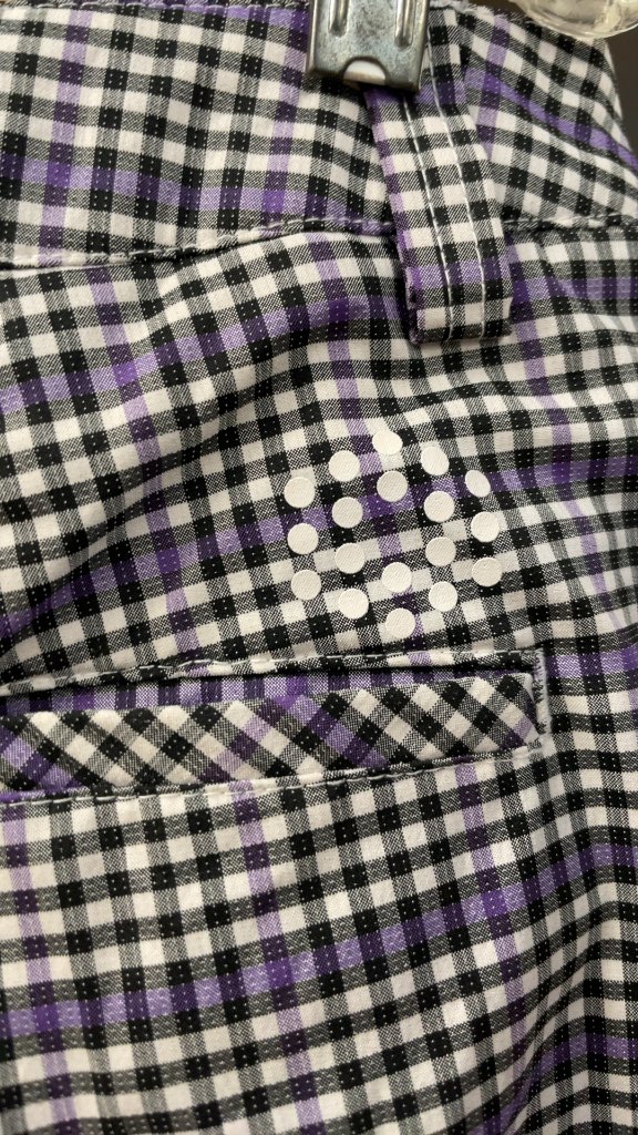 Puma Purple Plaid Golf Shorts