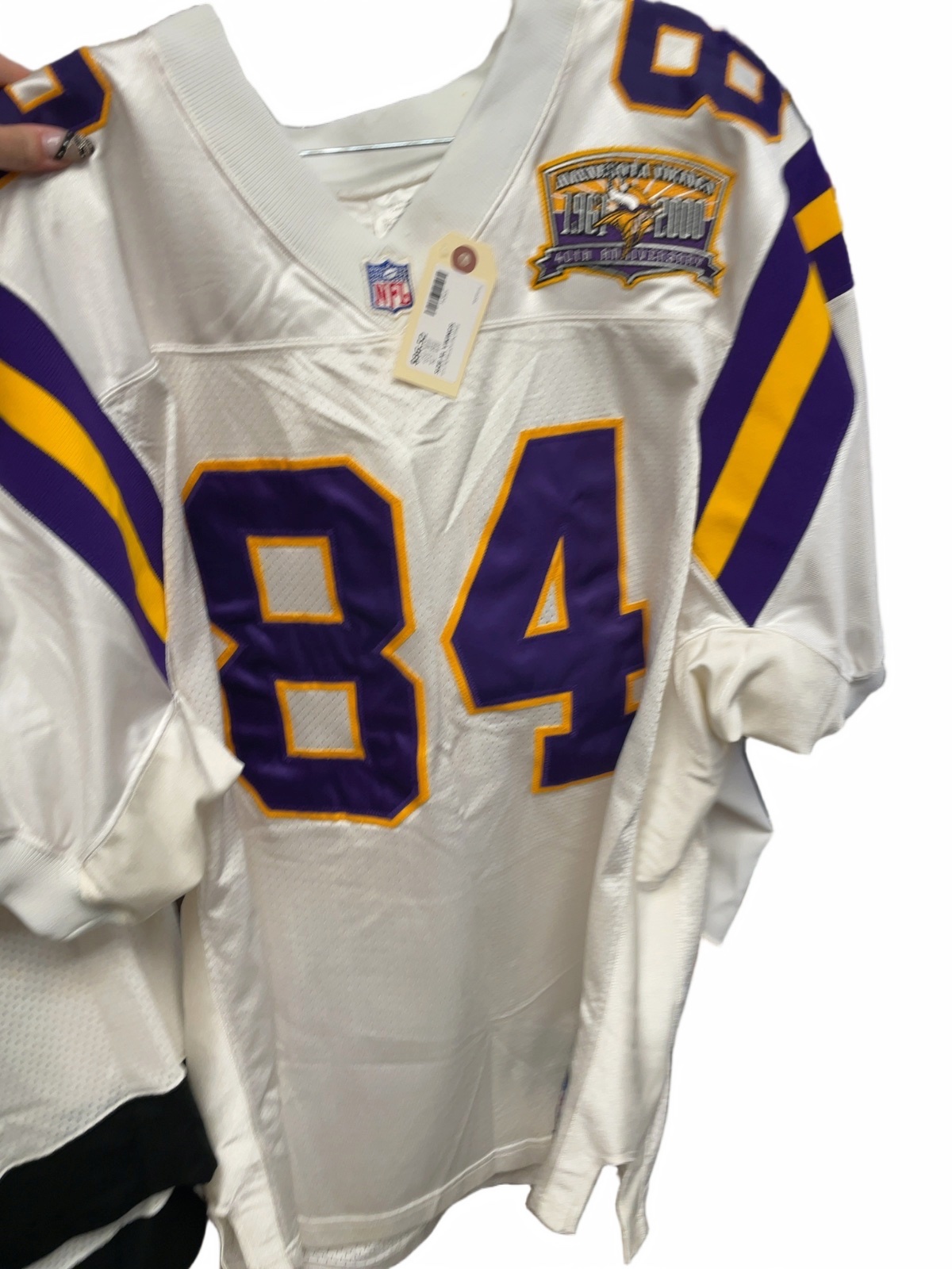 Puma Randy Moss Minnesota Vikings Size XL 40th Anniversary Jersey - image 1