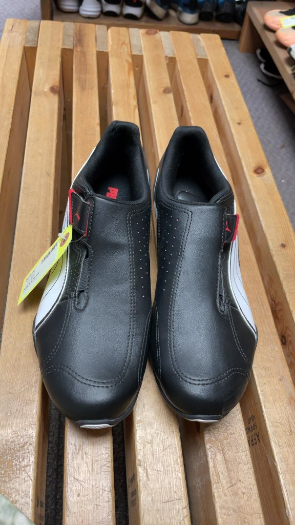Puma Sneakers Size 9.5 Black/White/Red