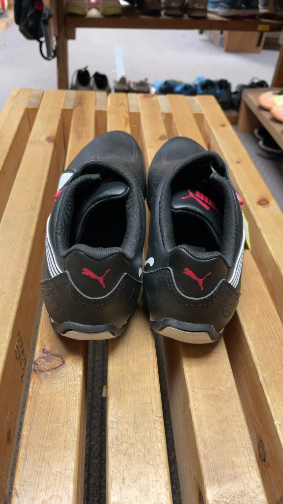 Puma Sneakers Size 9.5 Black/White/Red