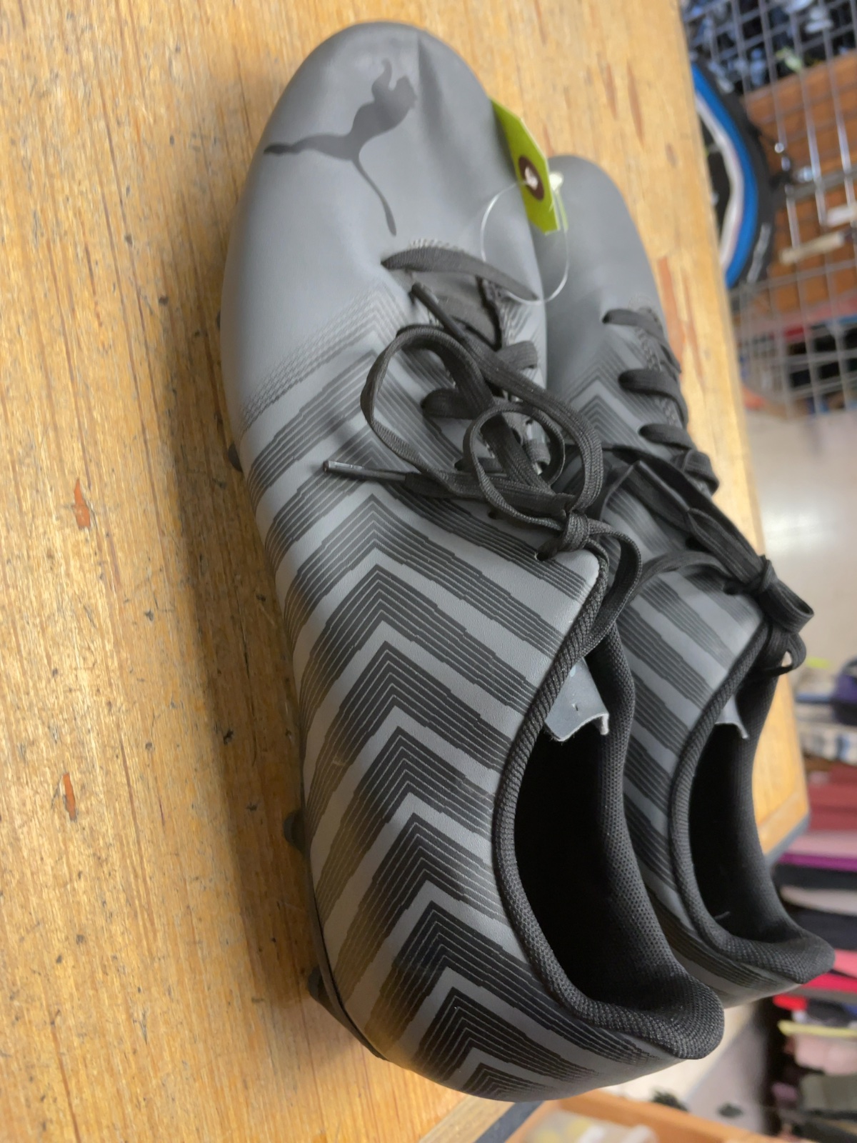 Puma Soccer Cleats Size 10 Grey/Black
