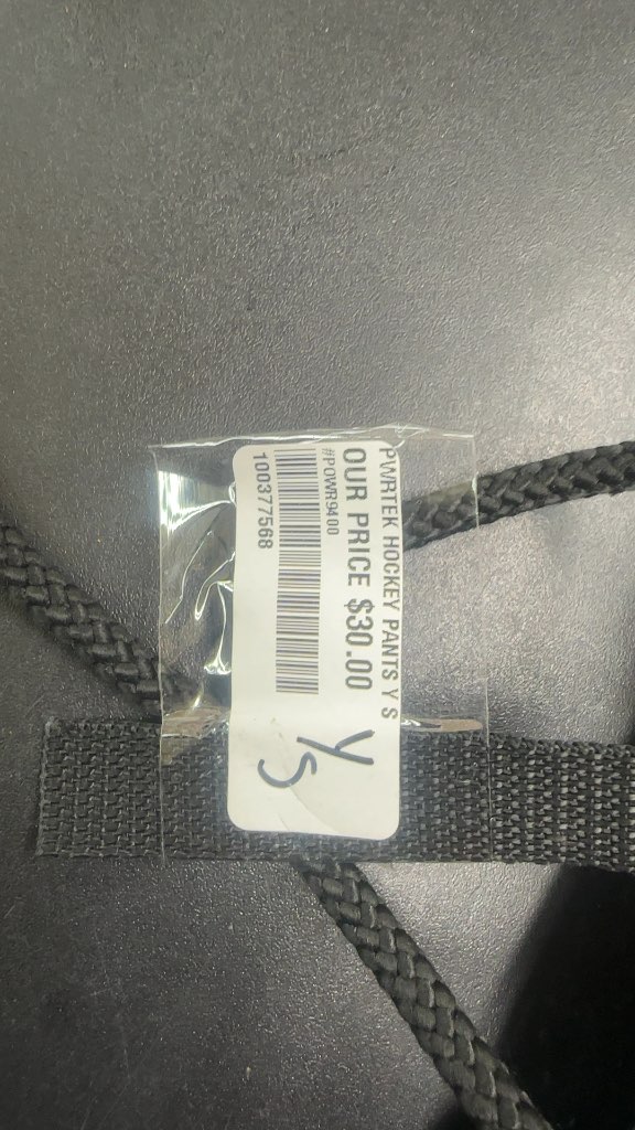 PWRTEK Hockey Pants Used Youth Small