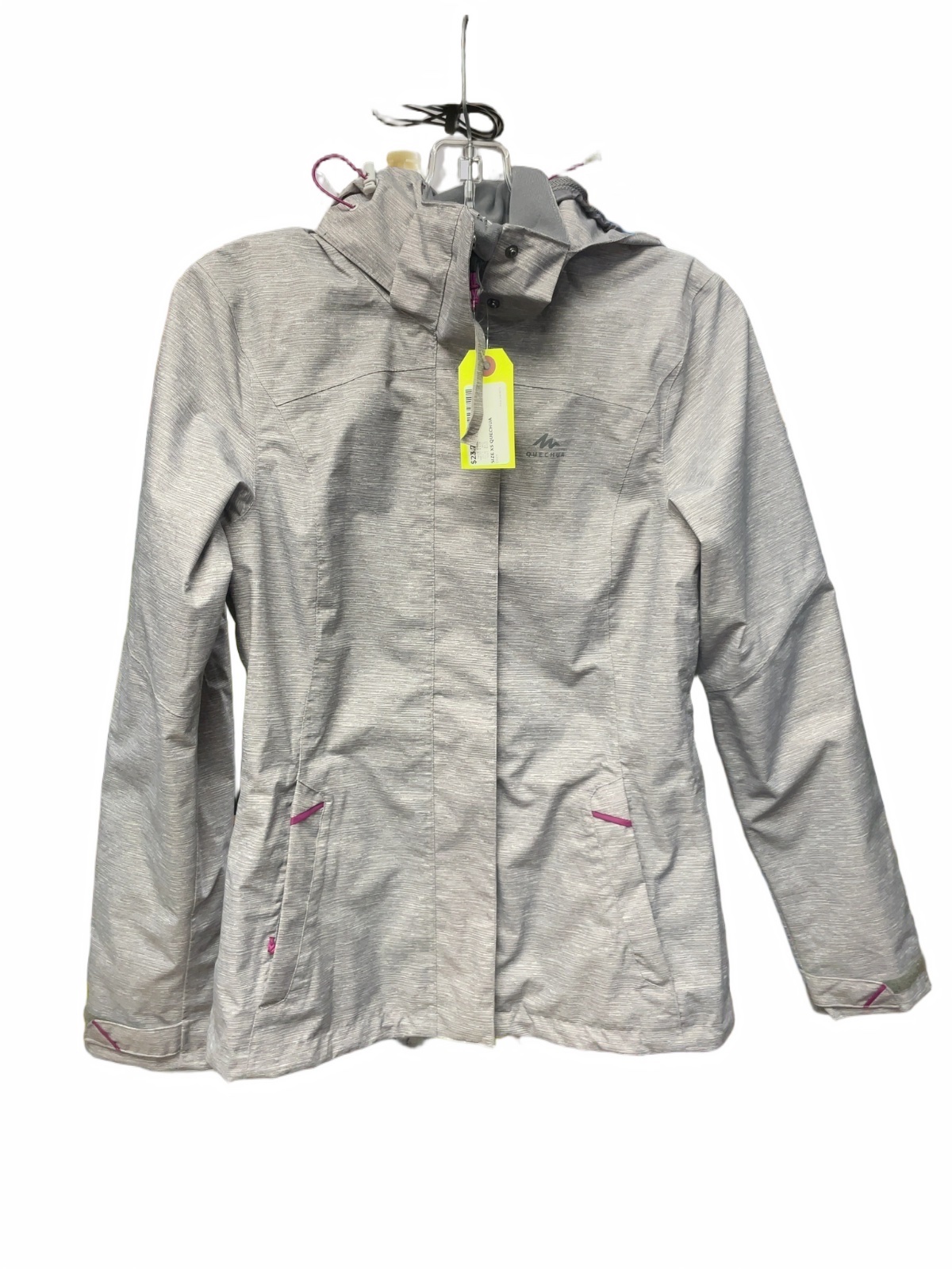 Quechua Grey Rain Jacket - Size XS