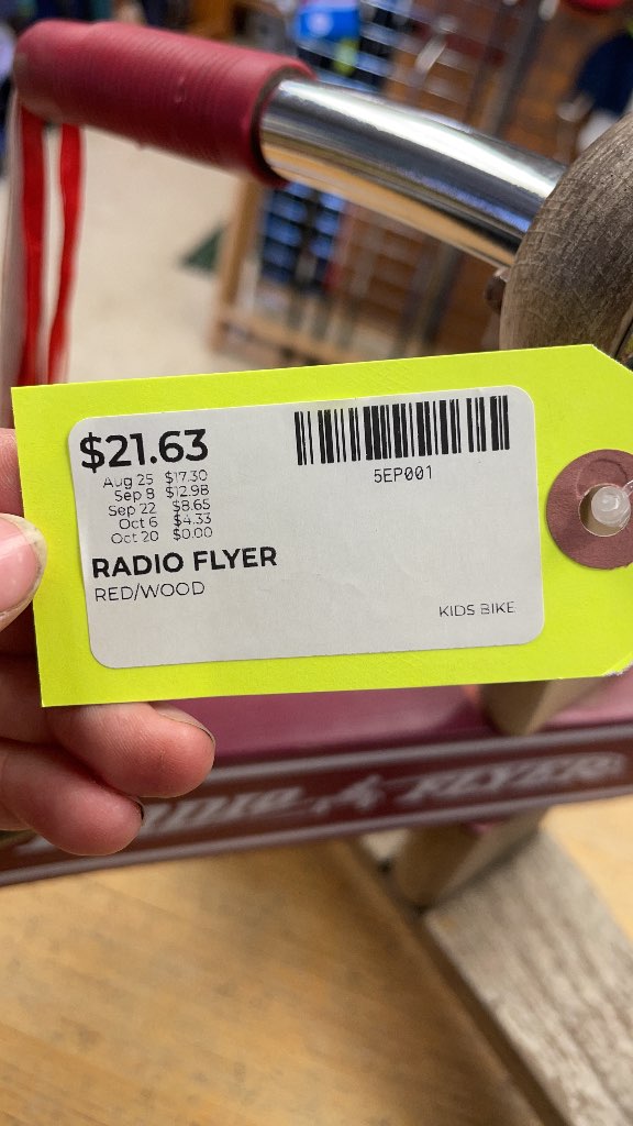 Radio Flyer Wooden Ride-On Scooter