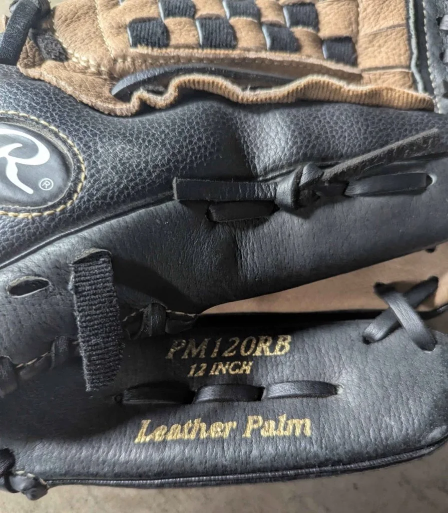 Rawlings Baseball Glove PM120RB Leather Palm Good Condition 12 Inch - image 1