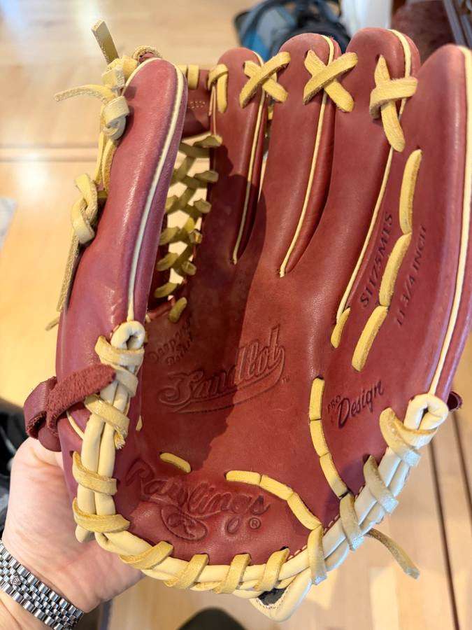 Rawlings Baseball Glove Sandlot Series S1175MTS Modified Trapeze Web Excellent Condition 11.75"