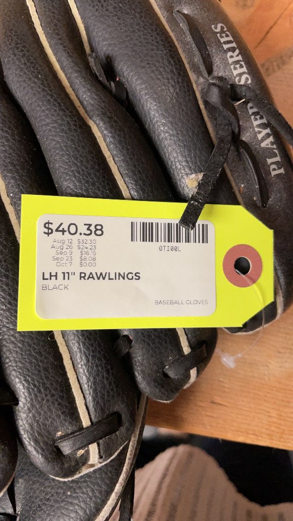 Rawlings Player Series 11" Baseball Glove - Black