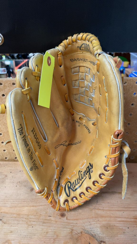 Rawlings RBG60 12" Jose Canseco Signature Basket-Web Baseball Glove