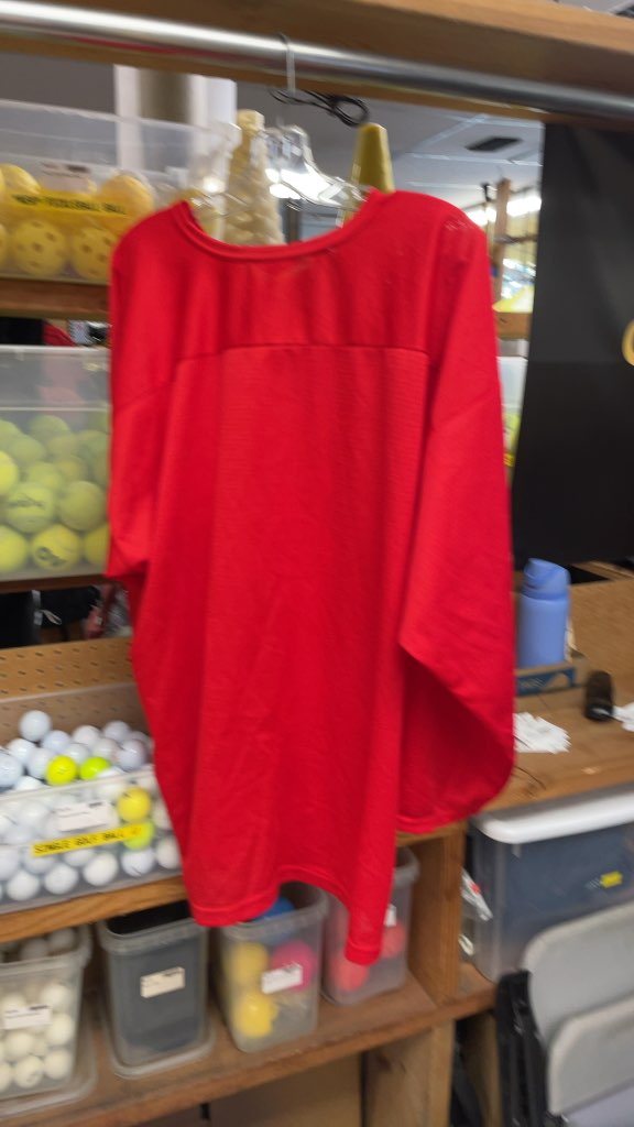 Red Hockey Practice Jersey