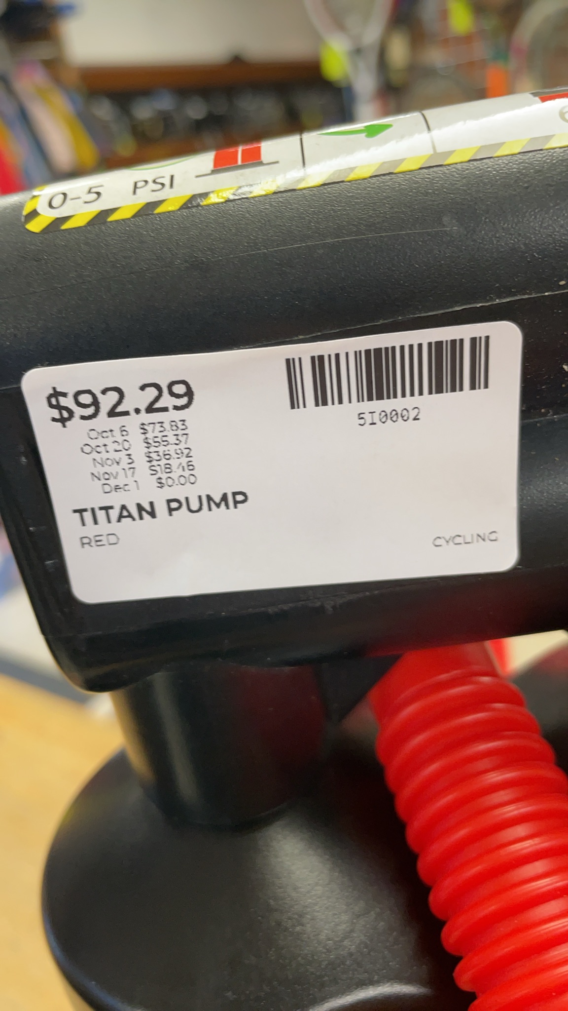 Red Paddle Co Titan Dual Chamber Pump