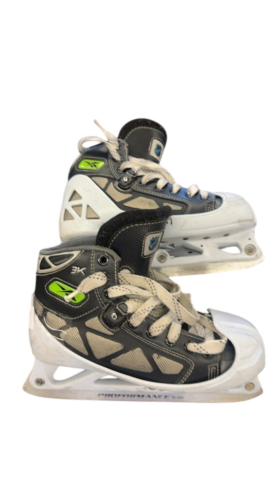 Reebok 3K Goalie Skates Used Size 4 - image 1