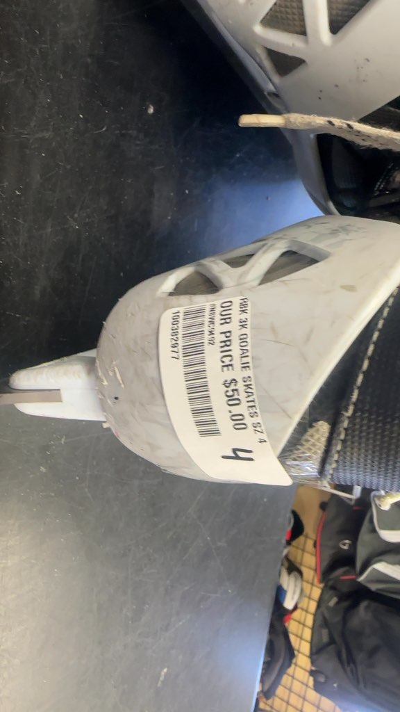 Reebok 3K Goalie Skates Used Size 4