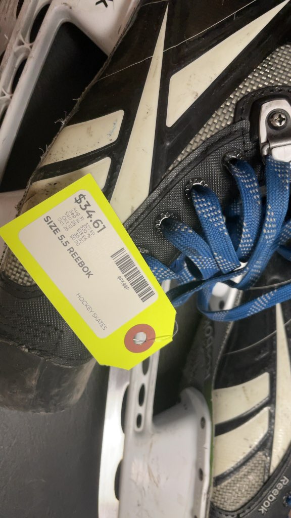 Reebok 5K Pump Hockey Skates - Size 5.5