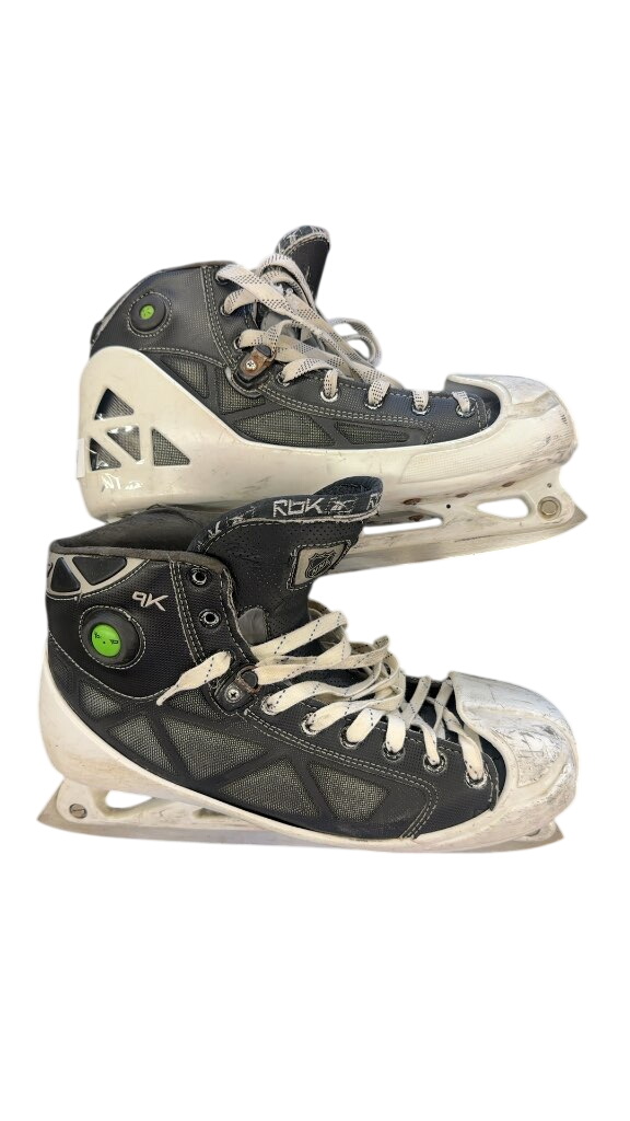 Reebok 9K Pump Goalie Hockey Skates Used Size 11 - image 1