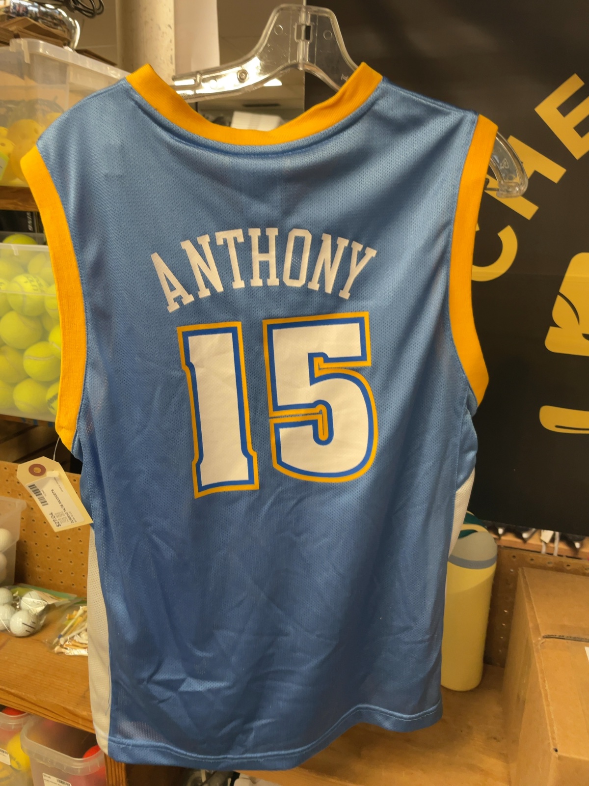 Reebok Denver Nuggets Carmelo Anthony #15 Jersey Junior L (14/16)