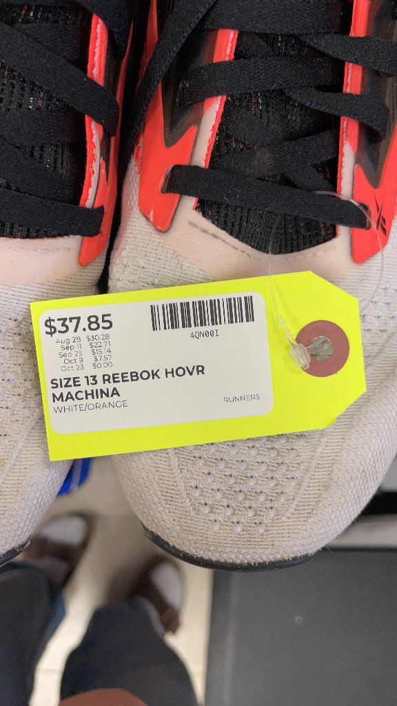 Reebok HOVR Machina Runners - Size 13