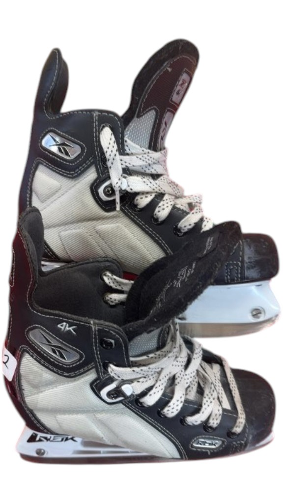 Reebok Ice Hockey Skates 4K Used Size 2 - image 1