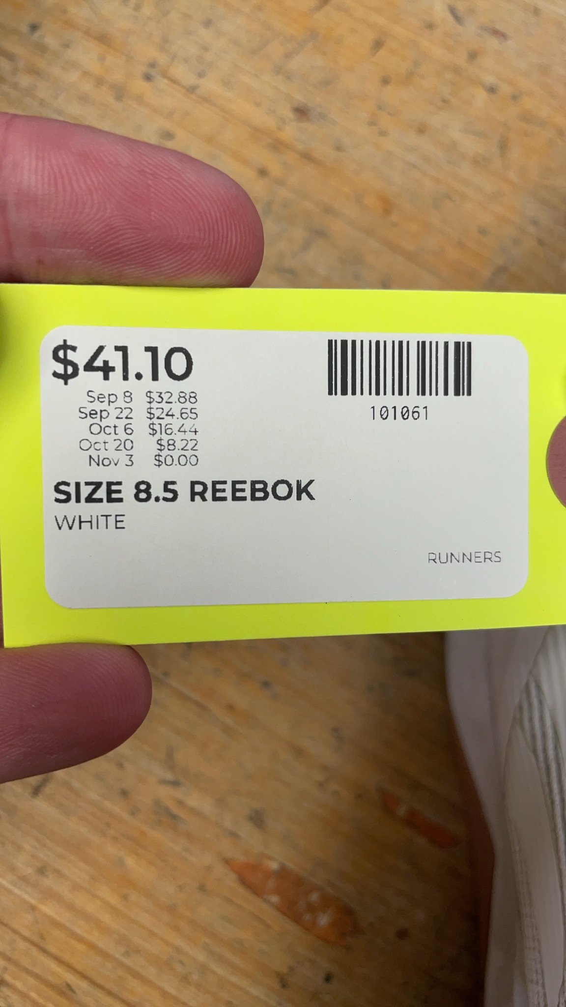 Reebok Nanoflex TR Training Shoes - White - Size 8.5