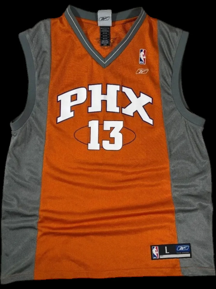 Reebok Phoenix Suns Steve Nash #13 Basketball Jersey Good Condition Size L - image 1