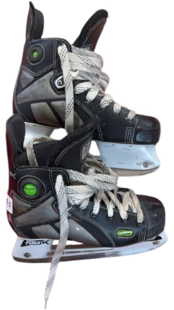 Reebok RBK Pump Hockey Skates Used Size 3.5 - image 1