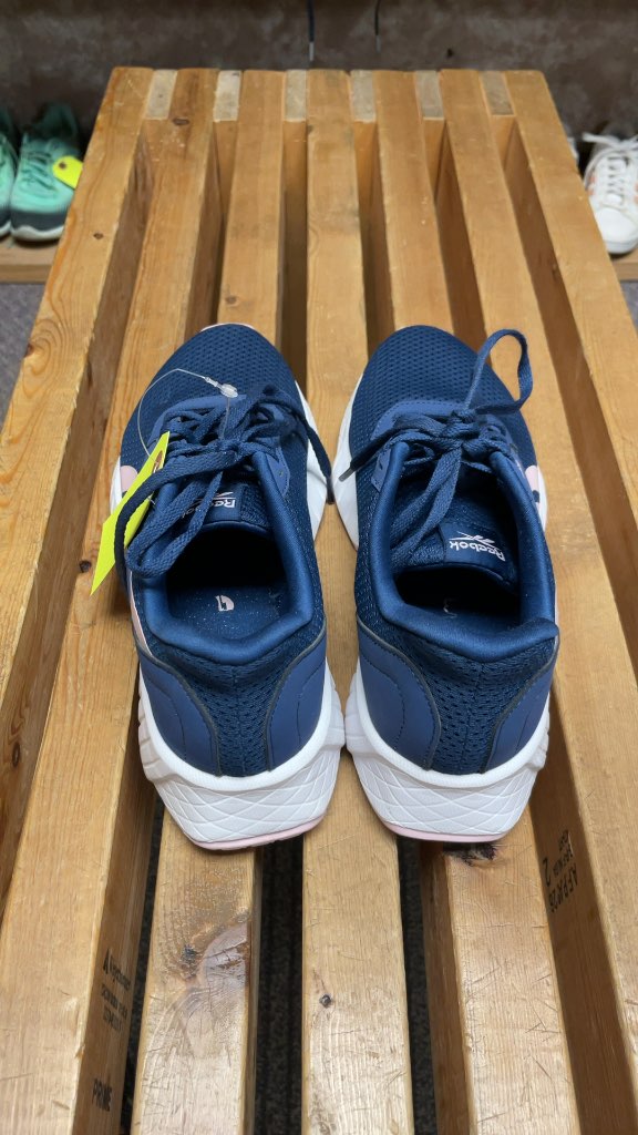 Reebok Women's Blue/Pink Running Shoes - Size 8