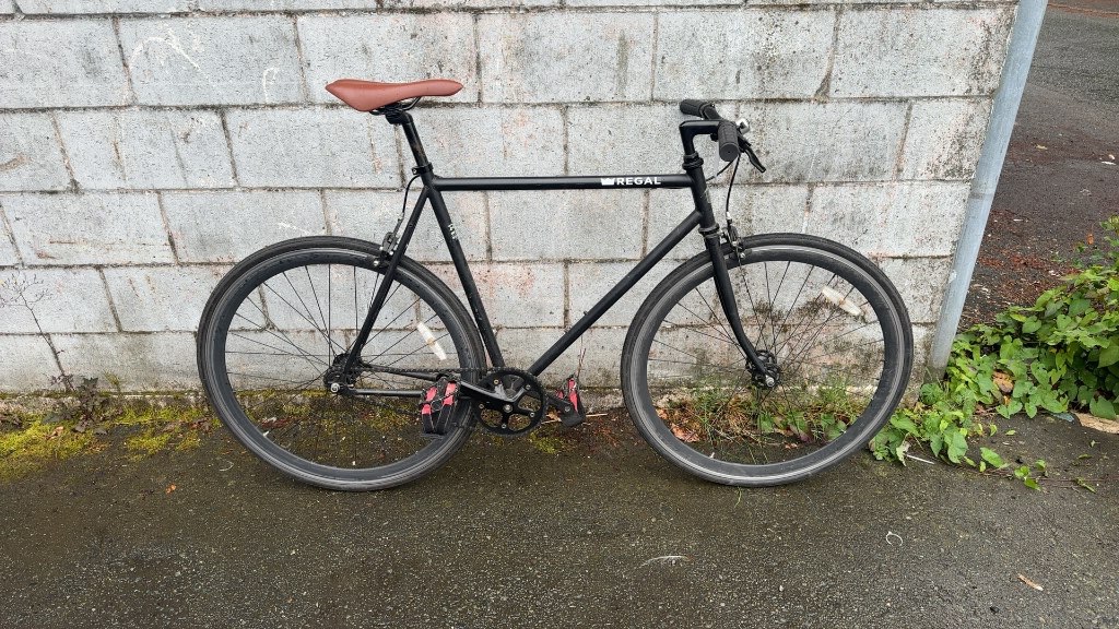 Regal Single Speed Road Bike 700c Black Used