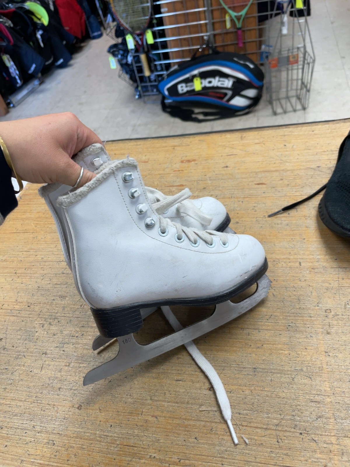 Riedell Cameo Figure Skates Size 11C White