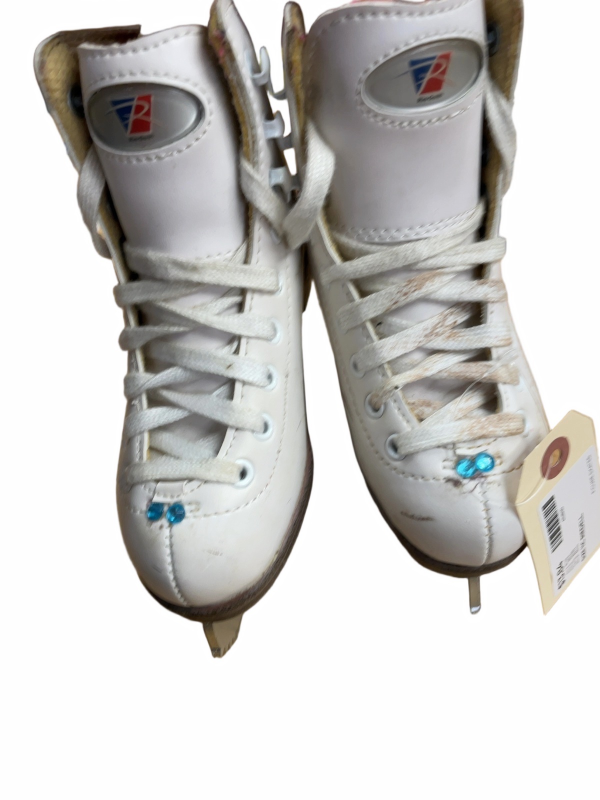 Riedell Figure Skates Size 11C White - image 1