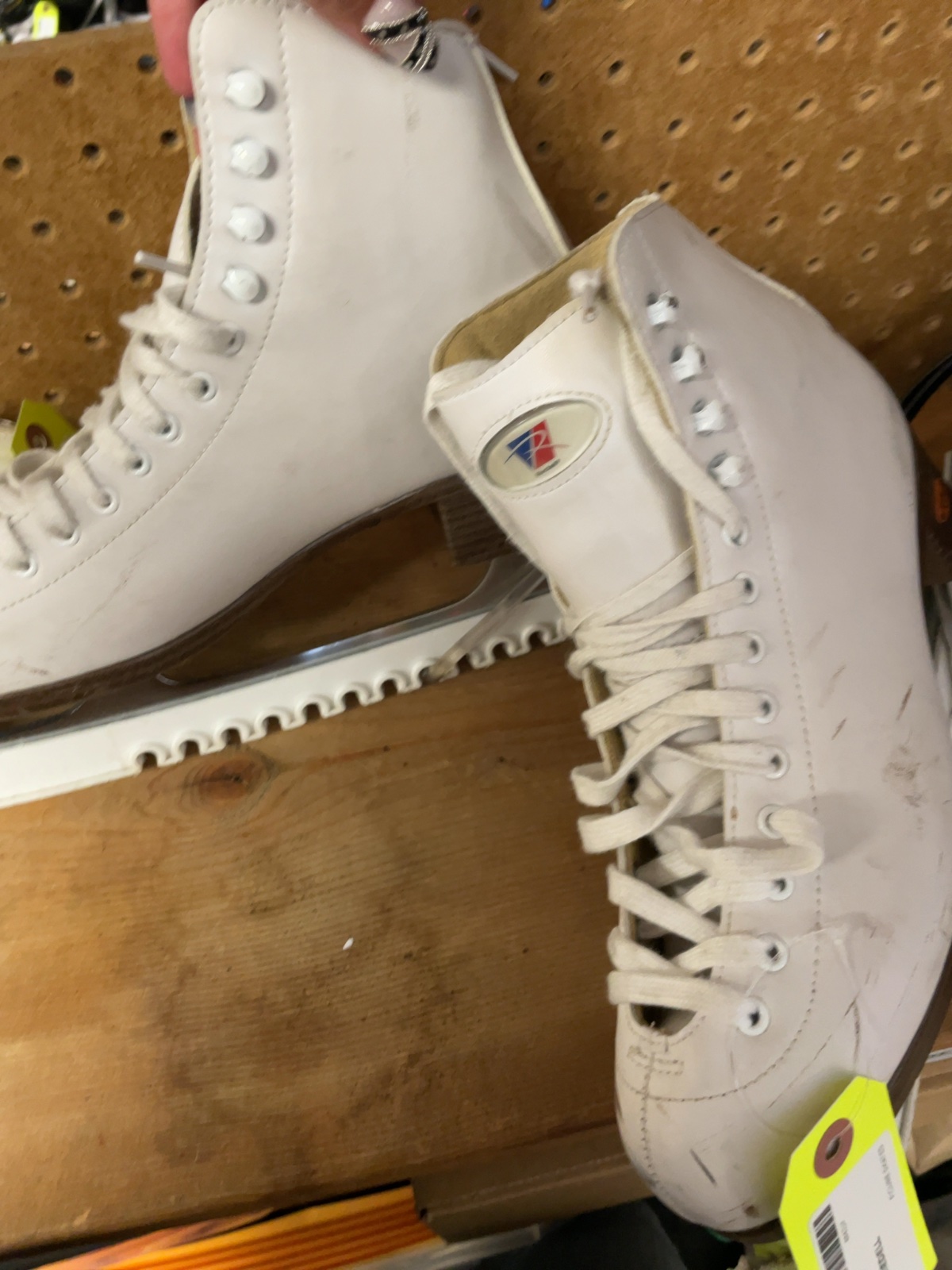 Riedell Figure Skates Size 8 White