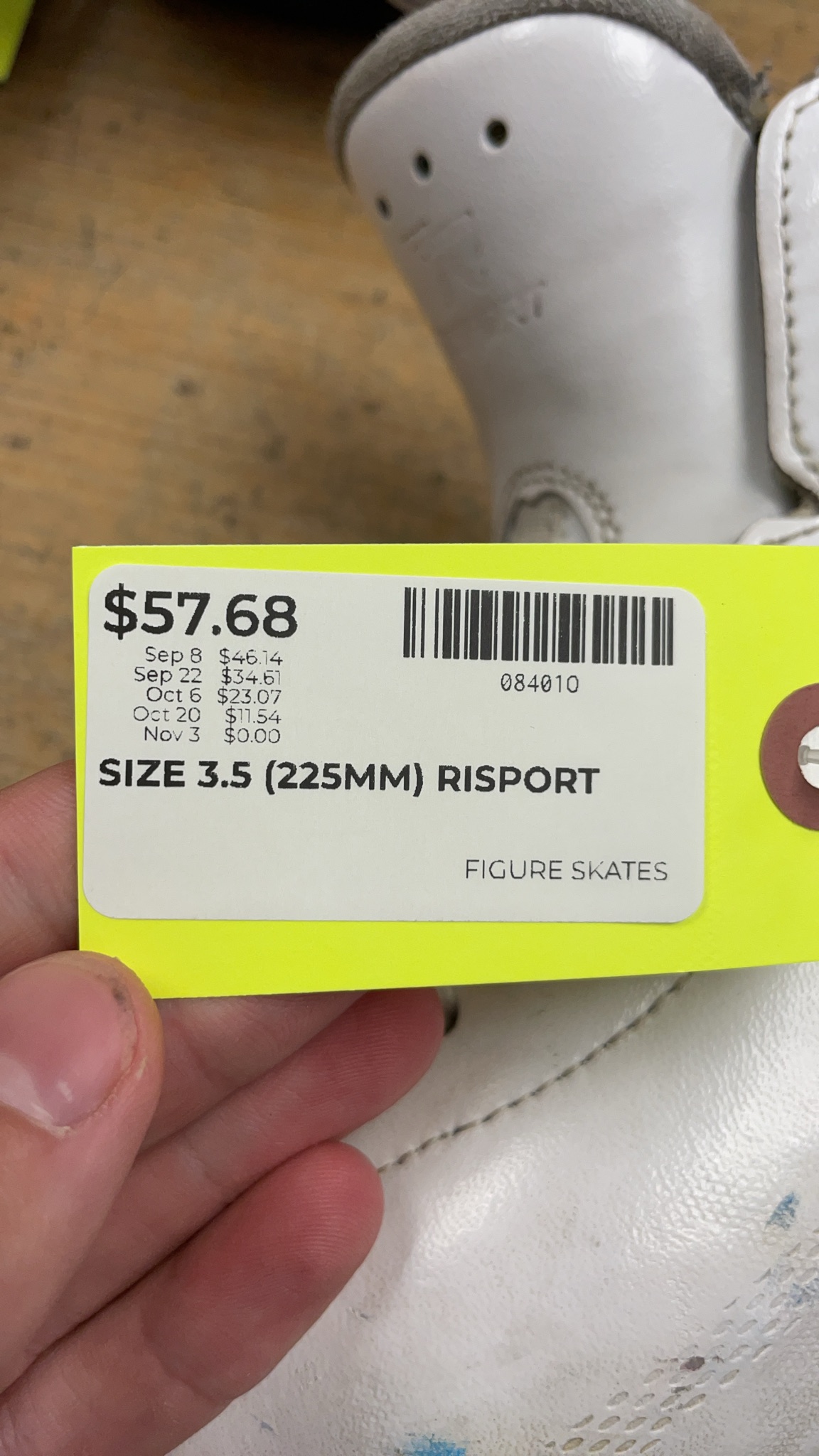 Risport RF3 Pro Figure Skates Size 3.5 (225mm)