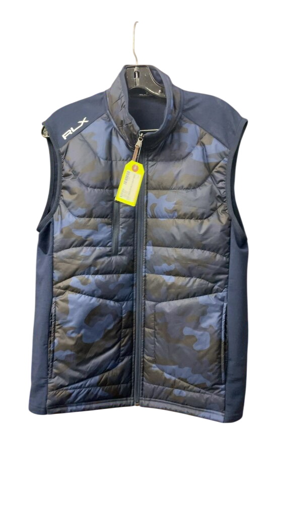 RLX Golf Vest Blue Camo Size Medium