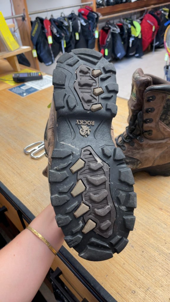 Rocky 1000 Gram Thinsulate Camo Hunting Boots - Size 10 Wide