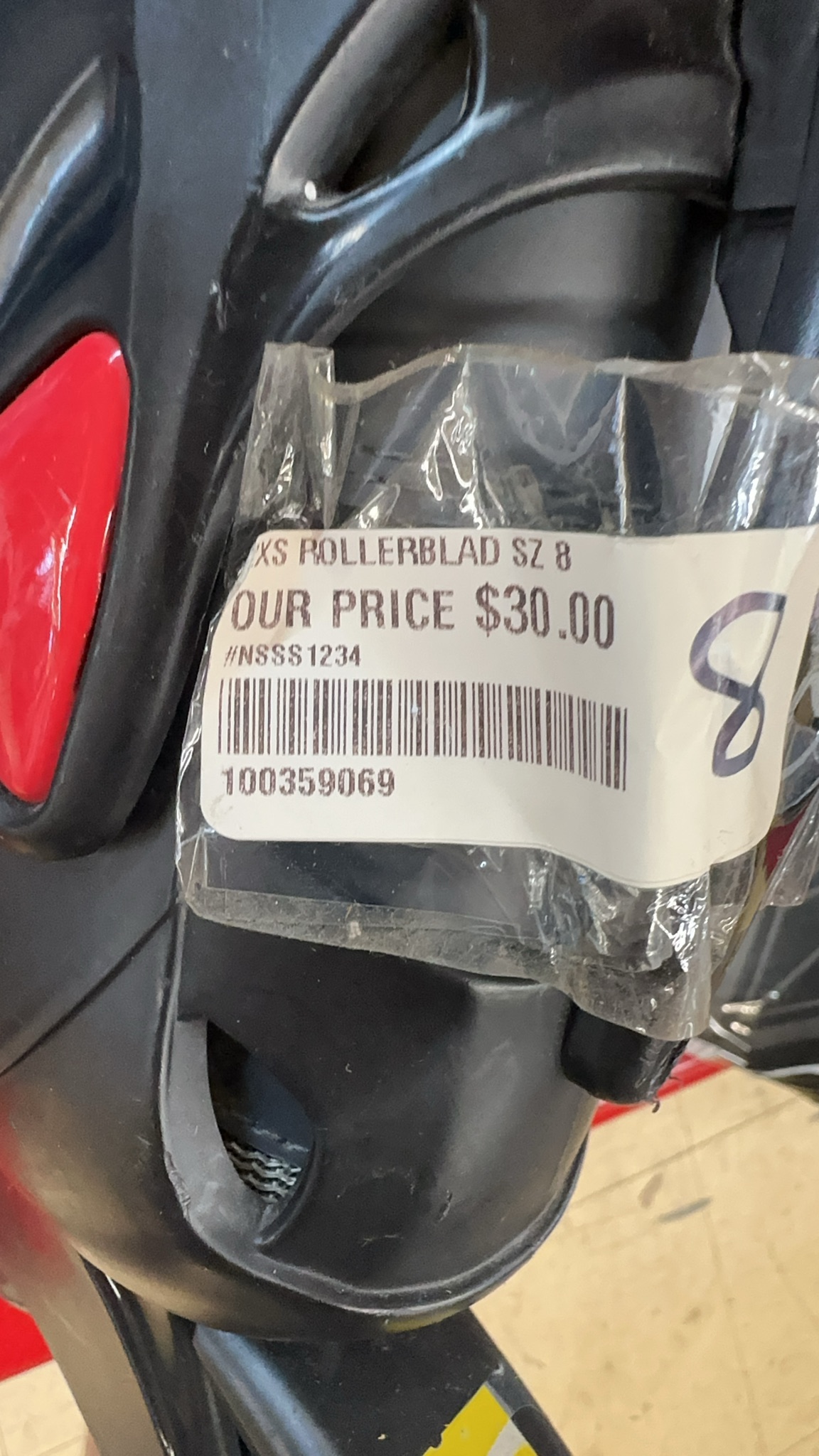 Rollerblade XS Inline Skates Size 8