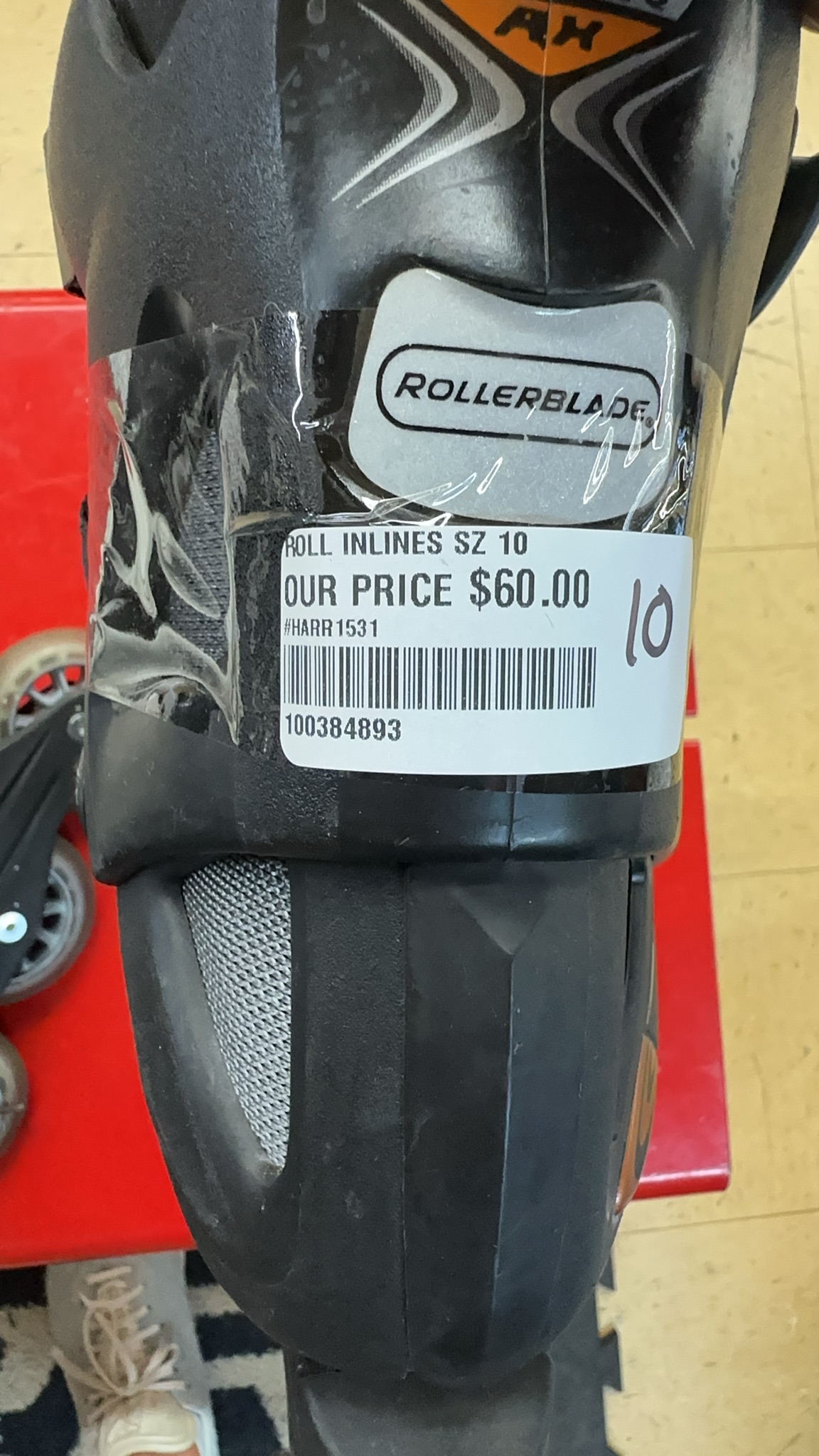 Rollerblade Zetrablade Inline Skates - Size 10