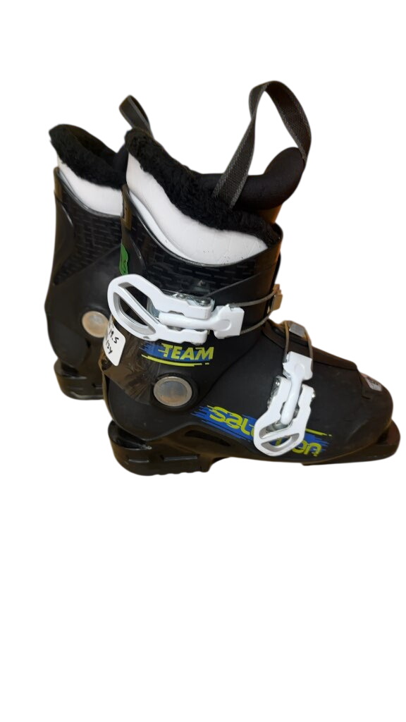 Salomon Kids Ski Boots Team Black Used Size 19.5 - image 1