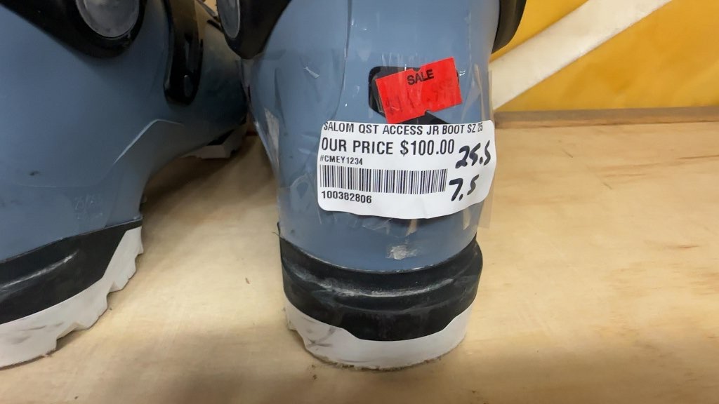 Salomon Ski Boots QST Access 70 T Used Size 25.5